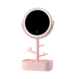 Make Up Mirror Stand And Storage Tray With LED Light By SOL Home ® (Furniture)
