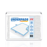 SOL Home® Adult Underpad, 80 x 90cm, 70gsm, 20ct (EAN: 5060903980033)