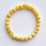 Yellow Opal crystal bracelet. Natural crystal gemstones with Certificate of Authenticity