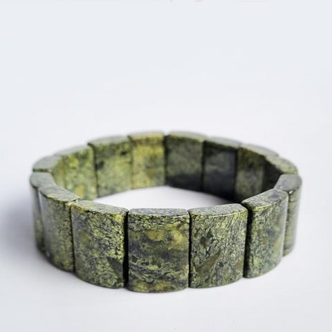 P22 [Top Grade] Seraphinite Shou Pai crystal bracelet