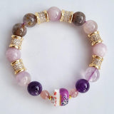 D06 Amethyst Auralite 23 Kunzite Fortune Cat