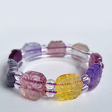 P13, P14 [Top Grade] Fluorite Shou Pai crystal bracelets