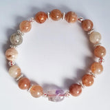 D17 Alusha crystal bracelet with Super seven Pixiu