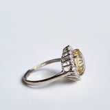 P20 [Top Grade] Natural Citrine crystal ring