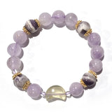 D13 lavender amethyst with citrine and dream amethyst
