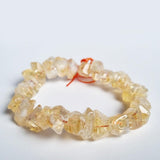 P17 [Top Grade] Citrine stone beads crystal bracelet