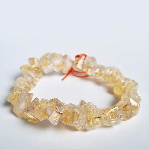 P17 [Top Grade] Citrine stone beads crystal bracelet