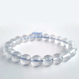 Mica blue crystal bracelet. Genuine natural and unheated gemstone with Certificate of Authenticity