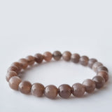 Sunstone crystal bracelet collection. Genuine natural and unheated gemstone with Certificate of Authenticity