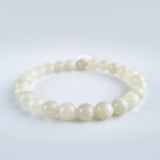 Moonstone crystal bracelet collection. Genuine natural and unheated gemstone with Certificate of Authenticity