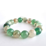 Sakura Agate crystal bracelet collection. Genuine natural and unheated gemstone with Certificate of Authenticity