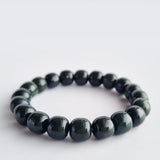 Hetian Jade apple-beads bracelet collection. Genuine natural and unheated gemstone with Certificate of Authenticity