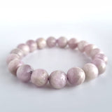 Kunzite bracelet collection. Genuine natural and unheated gemstone with Certificate of Authenticity