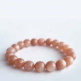 Sunstone crystal bracelet collection. Genuine natural and unheated gemstone with Certificate of Authenticity