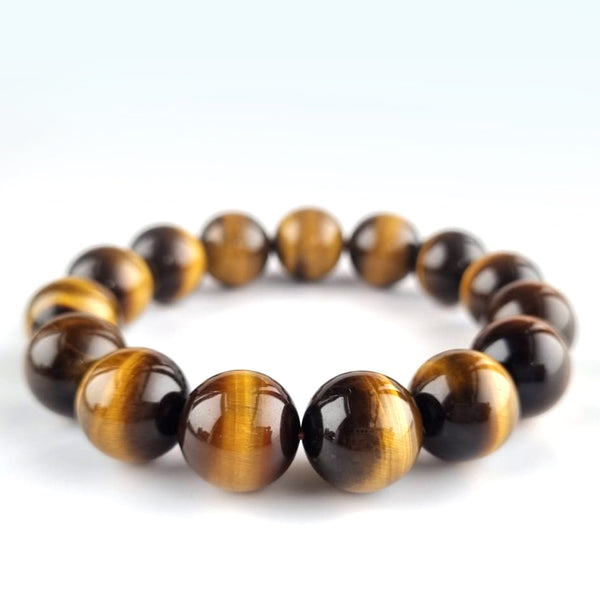 Tiger Eye crystal bracelet collection. Genuine natural and unheated gemstone with Certificate of Authenticity