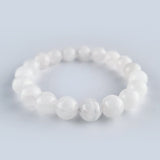 Moonstone crystal bracelet collection. Genuine natural and unheated gemstone with Certificate of Authenticity
