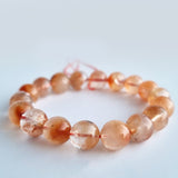 Red Rabbit Hair Quartz crystal bracelet collection. Genuine natural and unheated gemstone with Cert of Authenticity