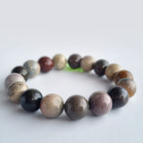 Alashan Agate bracelet collection. Genuine natural and unheated gemstone with Certificate of Authenticity