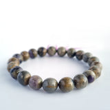 Fluorite crystal bracelet. Genuine natural and unheated gemstone with Certificate of Authenticity