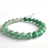 Aventurine crystal bracelet. Genuine natural and unheated gemstone with Certificate of Authenticity