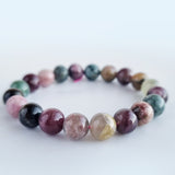 Tourmaline crystal bracelet. Genuine natural and unheated gemstone with Certificate of Authenticity