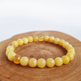 Yellow Opal crystal bracelet. Natural crystal gemstones with Certificate of Authenticity