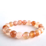 Sakura Agate crystal bracelet collection. Genuine natural and unheated gemstone with Certificate of Authenticity