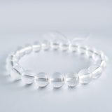 Clear quartz crystal bracelet collection. Genuine natural and unheated gemstone with Certificate of Authenticity