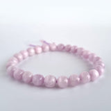 Kunzite bracelet collection. Genuine natural and unheated gemstone with Certificate of Authenticity