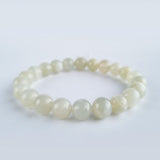 Moonstone crystal bracelet collection. Genuine natural and unheated gemstone with Certificate of Authenticity