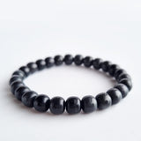 Obsidian golden sheen crystal bracelet. Genuine natural and unheated gemstone with Certificate of Authenticity