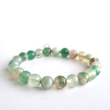 Sakura Agate crystal bracelet collection. Genuine natural and unheated gemstone with Certificate of Authenticity