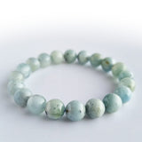 Aquamarine crystal bracelet collection. Genuine natural and unheated gemstone with Certificate of Authenticity