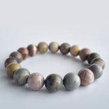 Alashan Agate bracelet collection. Genuine natural and unheated gemstone with Certificate of Authenticity