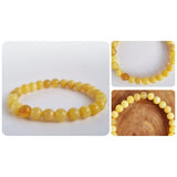 Yellow Opal crystal bracelet. Natural crystal gemstones with Certificate of Authenticity