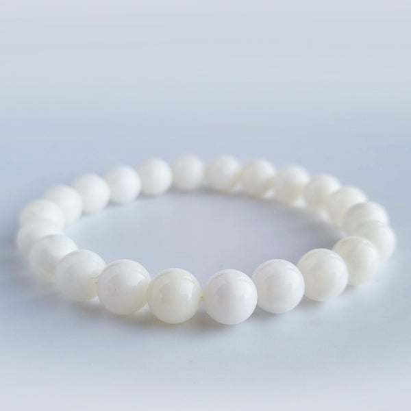 Tridacna bracelet collection. Genuine natural and unheated gemstone with Certificate of Authenticity