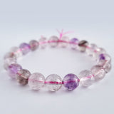 Super Seven bracelet collection. Genuine natural and unheated gemstone with Certificate of Authenticity