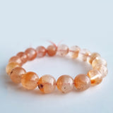 Red Rabbit Hair Quartz crystal bracelet collection. Genuine natural and unheated gemstone with Cert of Authenticity