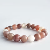 Sunstone crystal bracelet collection. Genuine natural and unheated gemstone with Certificate of Authenticity