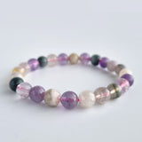 Auralite23 crystal bracelet collection. Genuine natural and unheated gemstone with Certificate of Authenticity