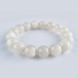 Moonstone crystal bracelet collection. Genuine natural and unheated gemstone with Certificate of Authenticity