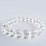 Clear quartz crystal bracelet collection. Genuine natural and unheated gemstone with Certificate of Authenticity