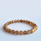 Sunstone crystal bracelet collection. Genuine natural and unheated gemstone with Certificate of Authenticity