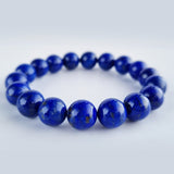 Lapis Lazuli crystal bracelet collection. Genuine natural and unheated gemstone with Certificate of Authenticity