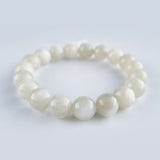 Moonstone crystal bracelet collection. Genuine natural and unheated gemstone with Certificate of Authenticity