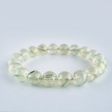 Prehnite crystal bracelet collection. Genuine natural and unheated gemstone with Certificate of Authenticity