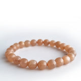 Sunstone crystal bracelet collection. Genuine natural and unheated gemstone with Certificate of Authenticity