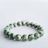 Hetian Jade round-beads bracelet collection. Genuine natural and unheated gemstone with Certificate of Authenticity