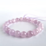 Kunzite bracelet collection. Genuine natural and unheated gemstone with Certificate of Authenticity