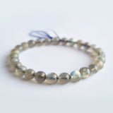 Labradorite crystal bracelet collection. Genuine natural and unheated gemstone with Certificate of Authenticity